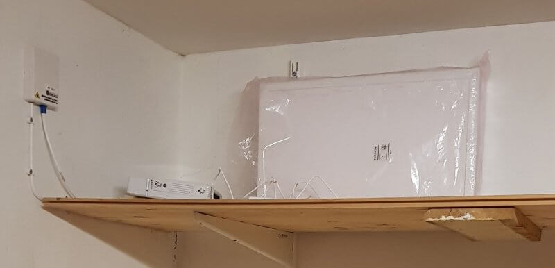 Fiber inkopplat i båda husen