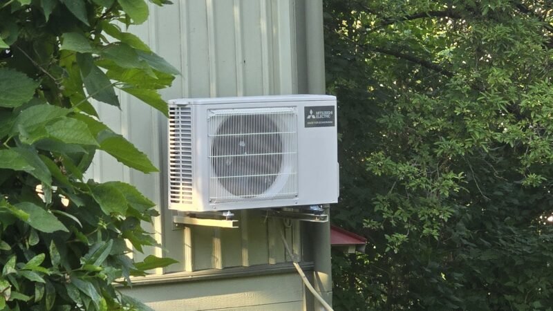 Ny luftvärmepump Lilla huset