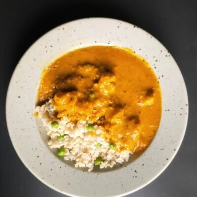 Fiskcurry med kokosris